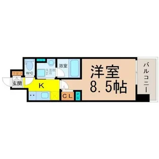 セレニティー大須【7階】の間取り