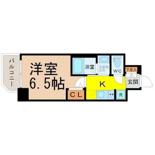 エステムコート名古屋新栄IIIグローリィ【5階】の間取り