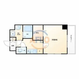 プロスペリタ野江【4階】の間取り