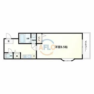 ヴェローナⅠ【11階】の間取り