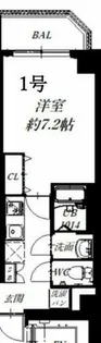 M-City天王寺【4階】の間取り