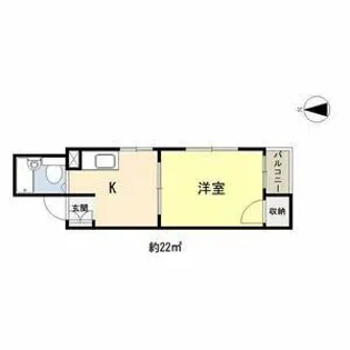 メゾンド針中野【306号室】の間取り