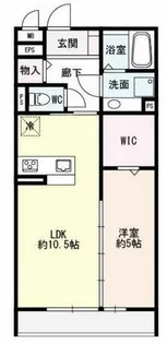 メゾン・ド・クルー【2階】の間取り