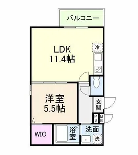 ルアン阿倍野【2階】の間取り
