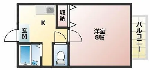 ベルハウス【2階】の間取り