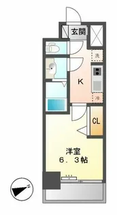 プレサンス上前津リラシス【13階】の間取り