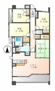 リエトコート丸の内【10階】の間取り