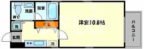 アーデン江戸堀【7階】の間取り