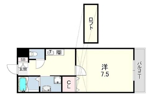 レジデンス伊川谷【1階】の間取り