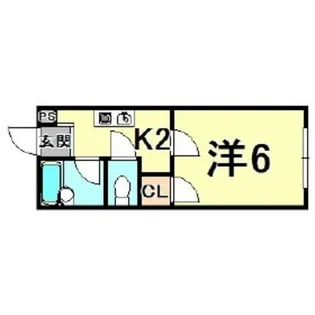 ハイツエアリー【1階】の間取り