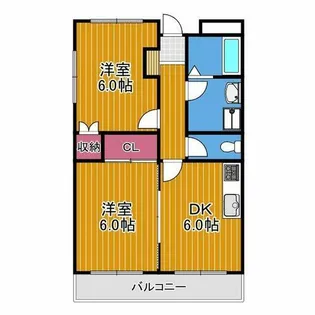 廣谷ビル【2階】の間取り