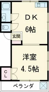 ヴェルデハイツ池上【3F号室】の間取り
