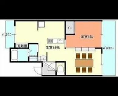 浦里第一マンション【4階】の間取り