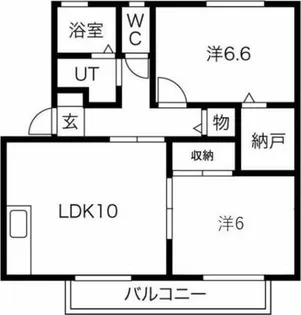 セプティモ【1階】の間取り