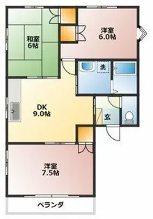 ファミール青空【301号室】の間取り