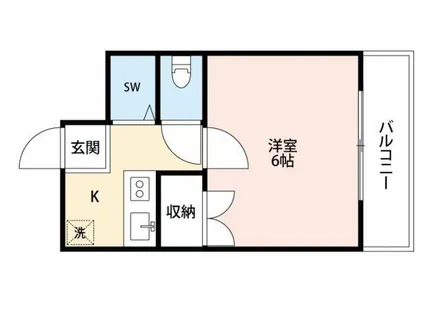 ナンノ第12号館【3階】の間取り