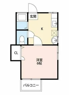 claire felicite(クレールフェリシテ)篠崎【103号室】の間取り