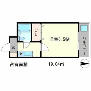 森マンションⅦ【1階】の間取り