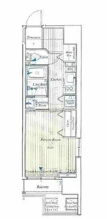 エイペックス梅田東Ⅱ【10階】の間取り