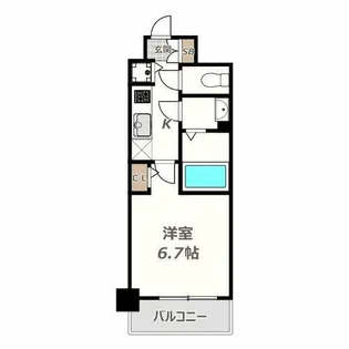 サンセリテ至誠会松崎町【702号室】の間取り