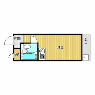 ダイコービル【5階】の間取り