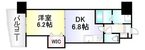 サンシャイン真鶴リバーサイド【10階】の間取り