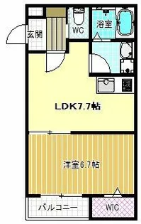 (仮称)センショウトラスト【303号室】の間取り