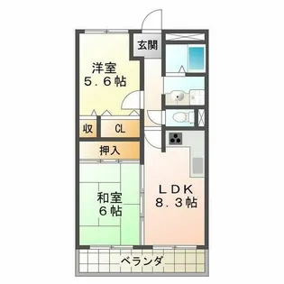 フォレスト星陵台【2階】の間取り