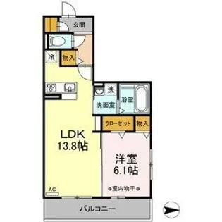 ヴィラ アメリアⅡ【3階】の間取り