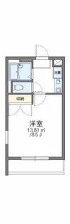 レオパレス藤本I【2階】の間取り