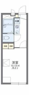 レオパレスアヴェニール【1階】の間取り
