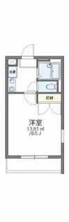 レオパレス藤本I【2階】の間取り