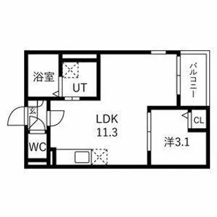 Jack sunakuchiⅡ【1階】の間取り