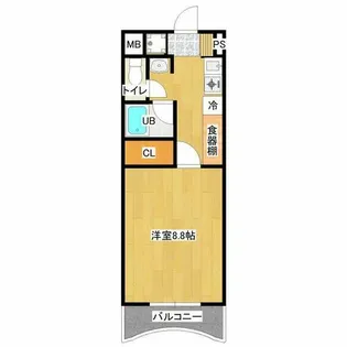 リバティハウス【1階】の間取り