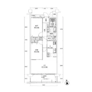甲子園三番町ハイツ【2階】の間取り