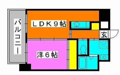 サンシティ駅南【13階】の間取り