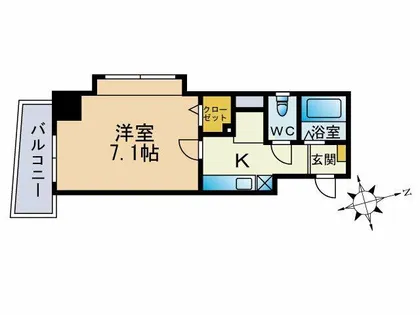 グランシャリオ箱崎【2階】の間取り