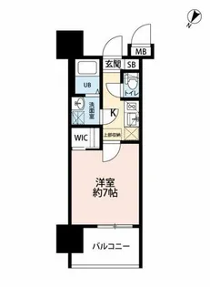 サヴォイグランデウォーターサイド【12階】の間取り