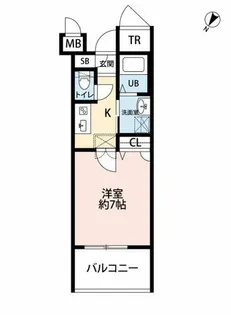 サヴォイテンジンスクワイヤー【10階】の間取り