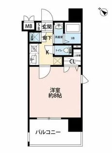 サヴォイブロンズガーデニア【2階】の間取り