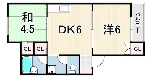 ストークハイツ【2階】の間取り