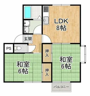 ソレイユ【2階】の間取り
