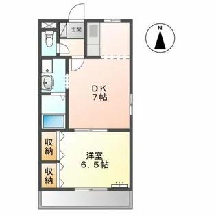 キャトルセゾン【2階】の間取り