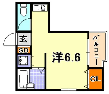 ステイ・シア甲南【3階】の間取り