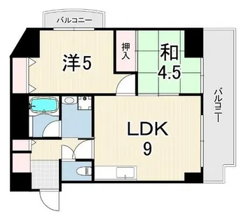 ブリックブロック【3階】の間取り