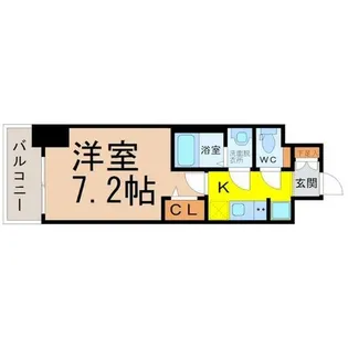 プレサンス新栄リベラ【6階】の間取り