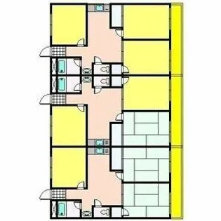 第一高山ハイツ【3階】の間取り