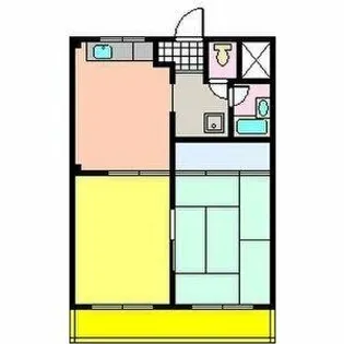 サンライフ若江本町【3階】の間取り