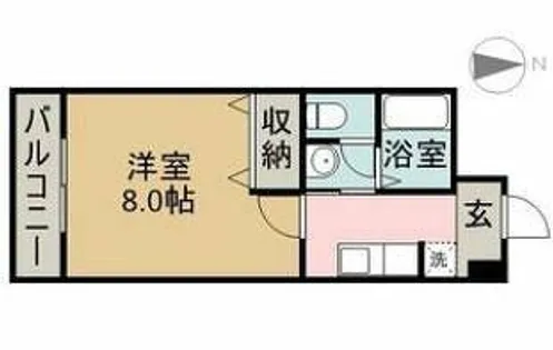 ルミエール・E【105号室】の間取り