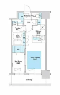 アーバネックス同心【10階】の間取り